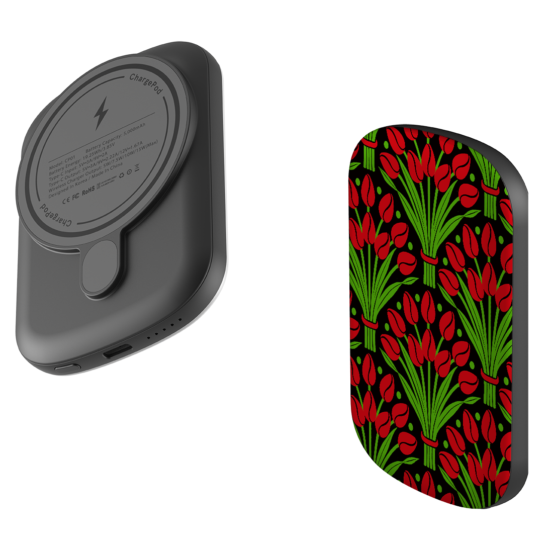 MagSafe Power Bank - Tulips By Cressida Bell