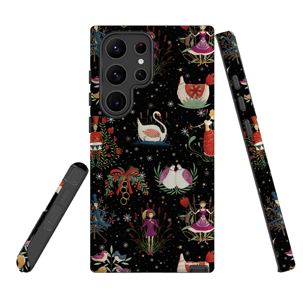 Samsung Tough Case - Twelve Days Black By Maja Lindberg