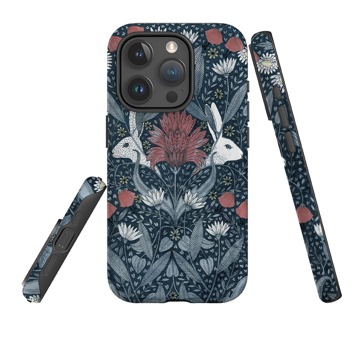 iPhone Tough Case - Two Rabbits By Maria Matos