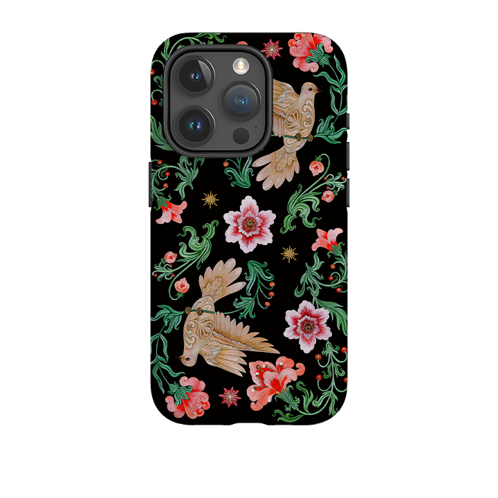 iPhone Tough  Case - Two Turtle Doves By Maria Matos