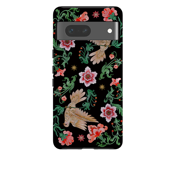 Google Tough  Case - Two Turtle Doves By Maria Matos