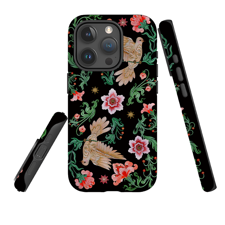 iPhone Tough  Case - Two Turtle Doves By Maria Matos