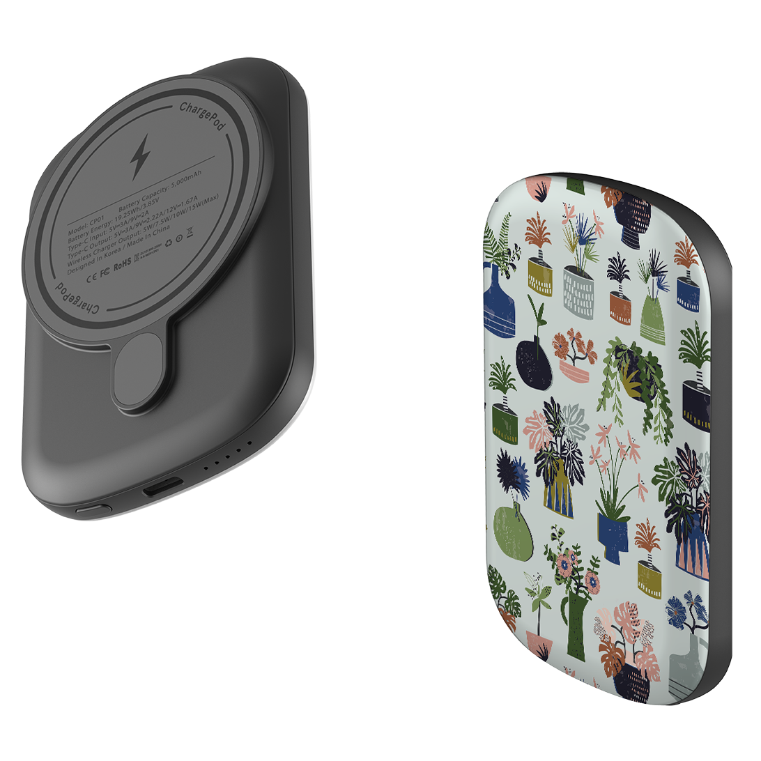 MagSafe Power Bank - Urban Jungle By Ali Brookes