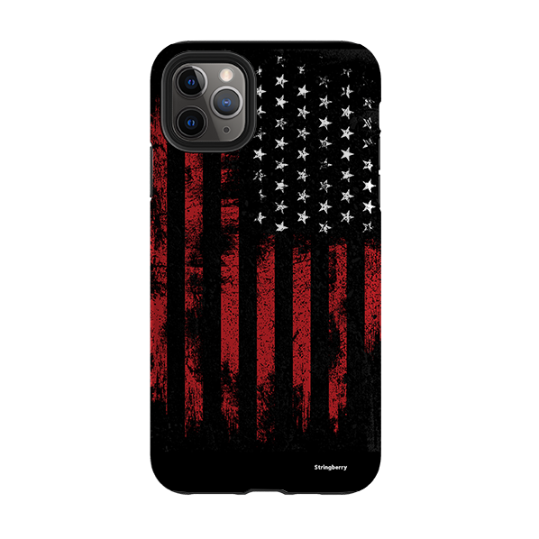iPhone Tough Case - US Grunge Flag I