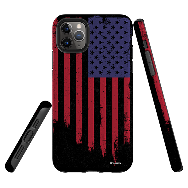 iPhone Tough Case - US Grunge Flag II