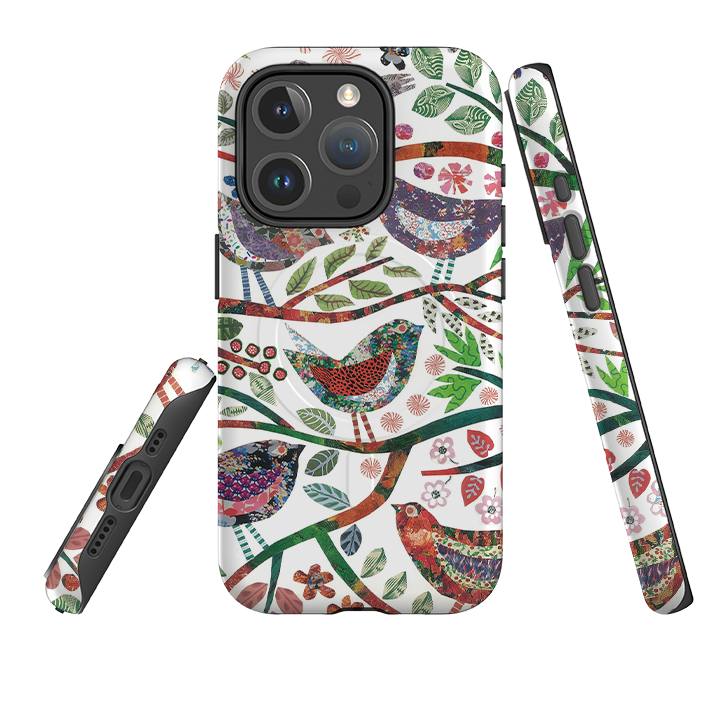 iPhone MagSafe Tough Case -  Vintage Birds By Jane Robbins
