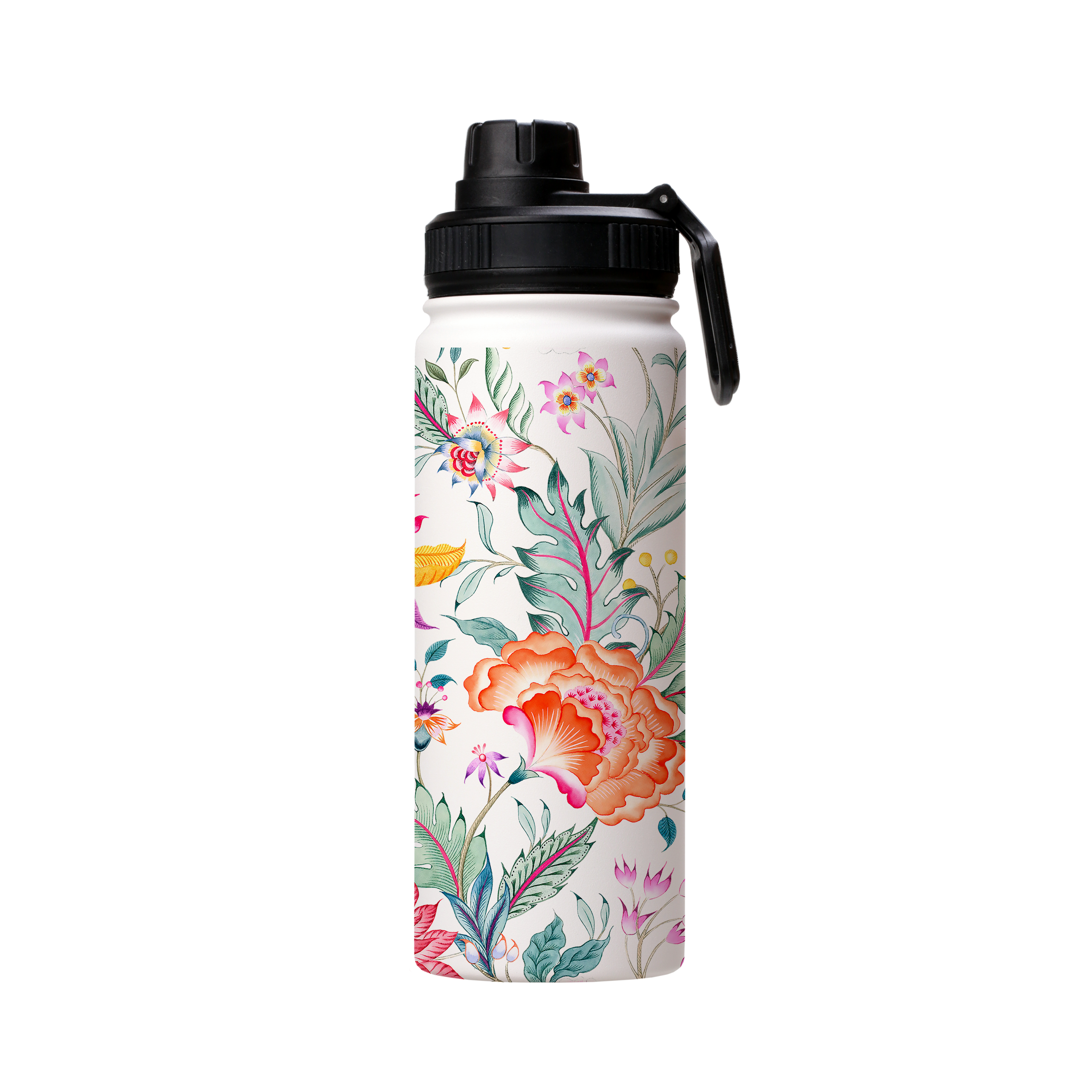 Vale Floral Insulated Stainless Steel Water Bottle
