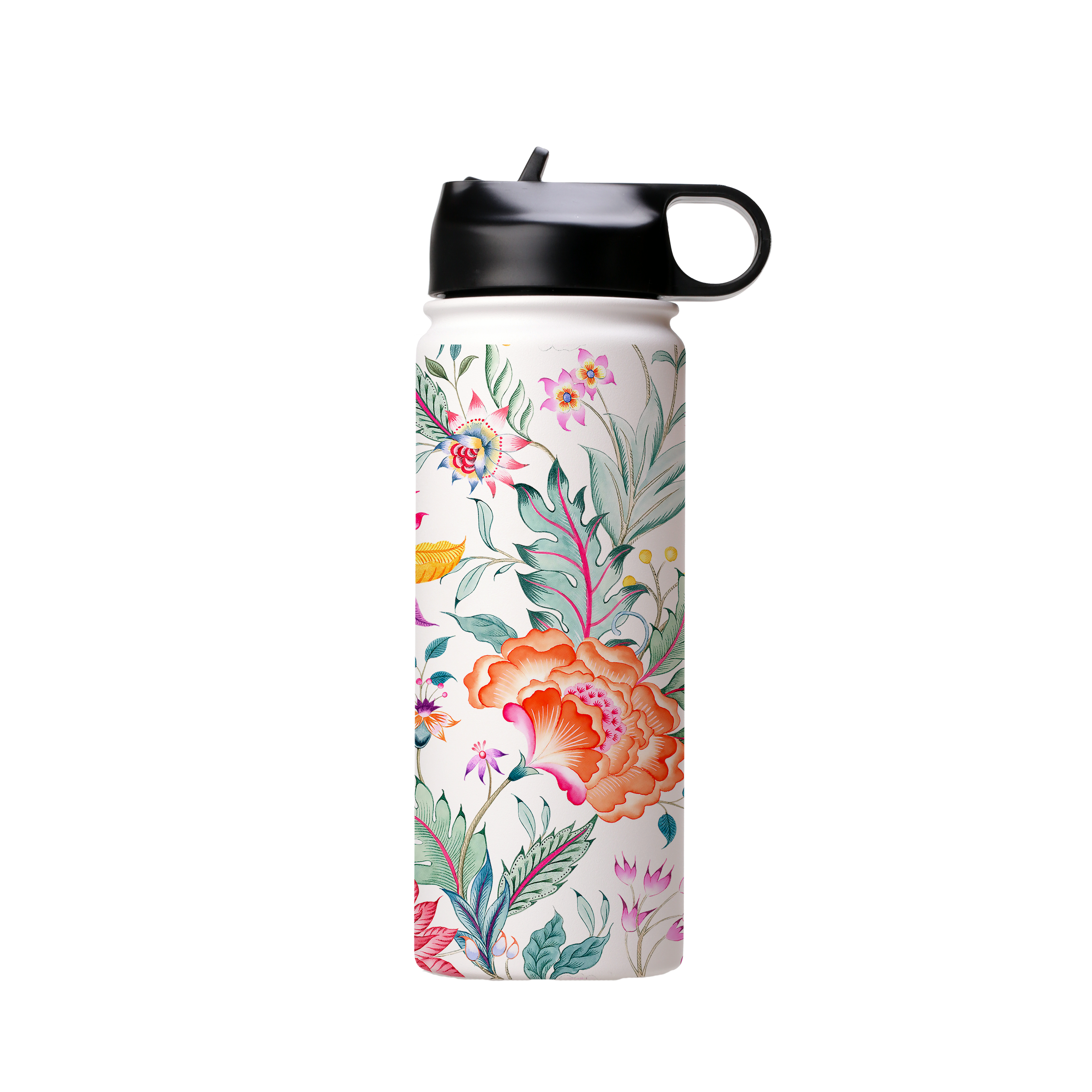 Vale Floral Insulated Stainless Steel Water Bottle
