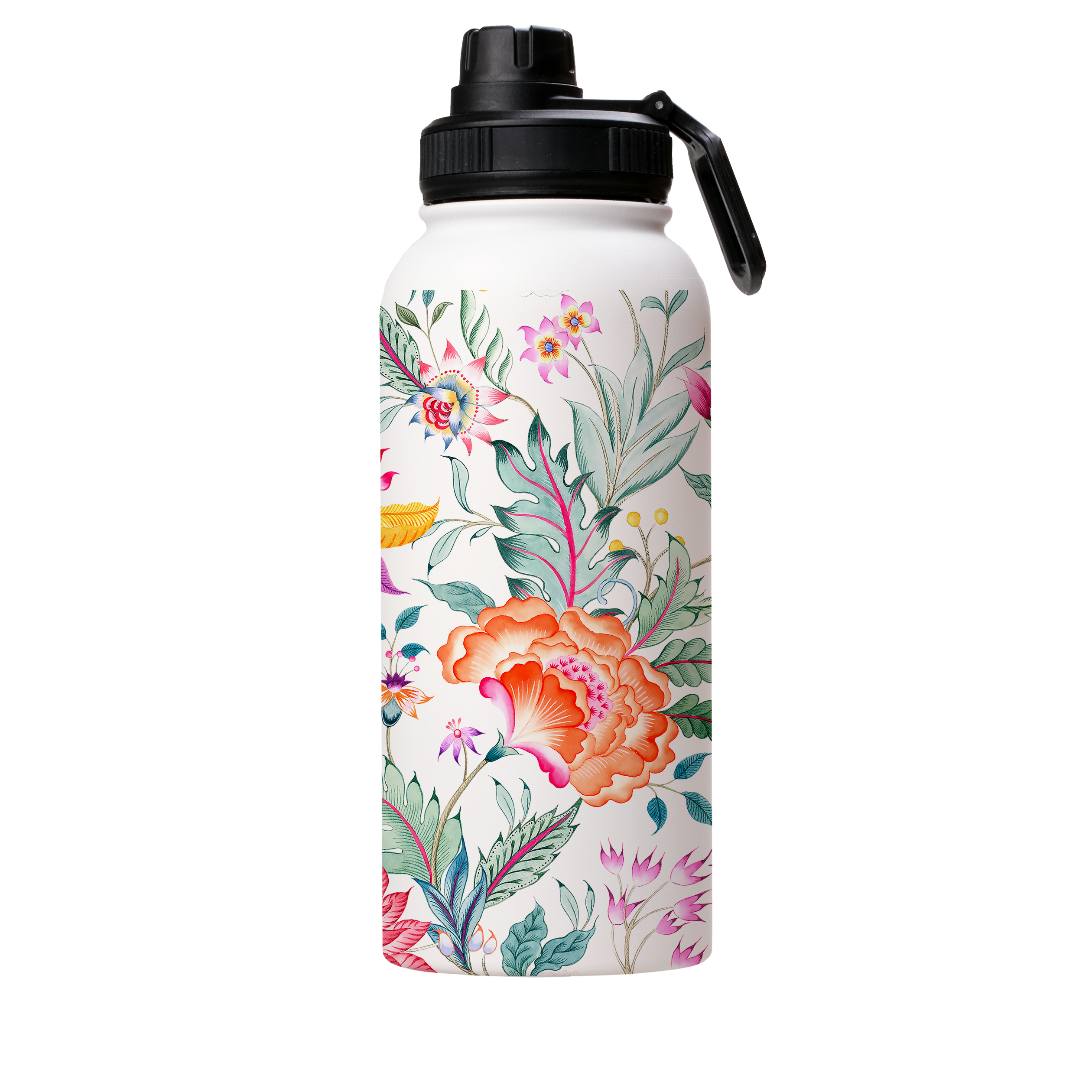 Vale Floral Insulated Stainless Steel Water Bottle