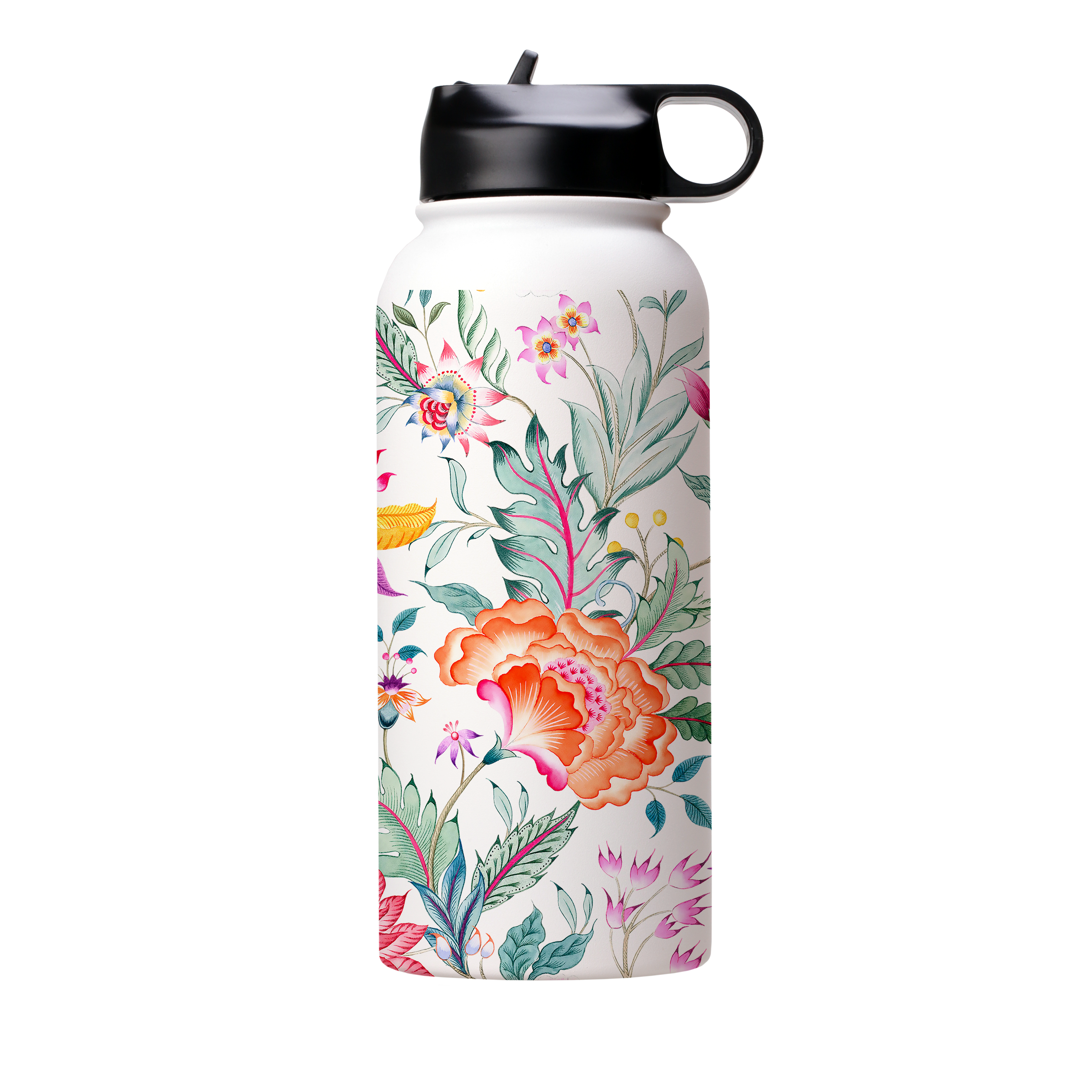 Vale Floral Insulated Stainless Steel Water Bottle