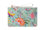 Vale Floral Mint Clutch Bag