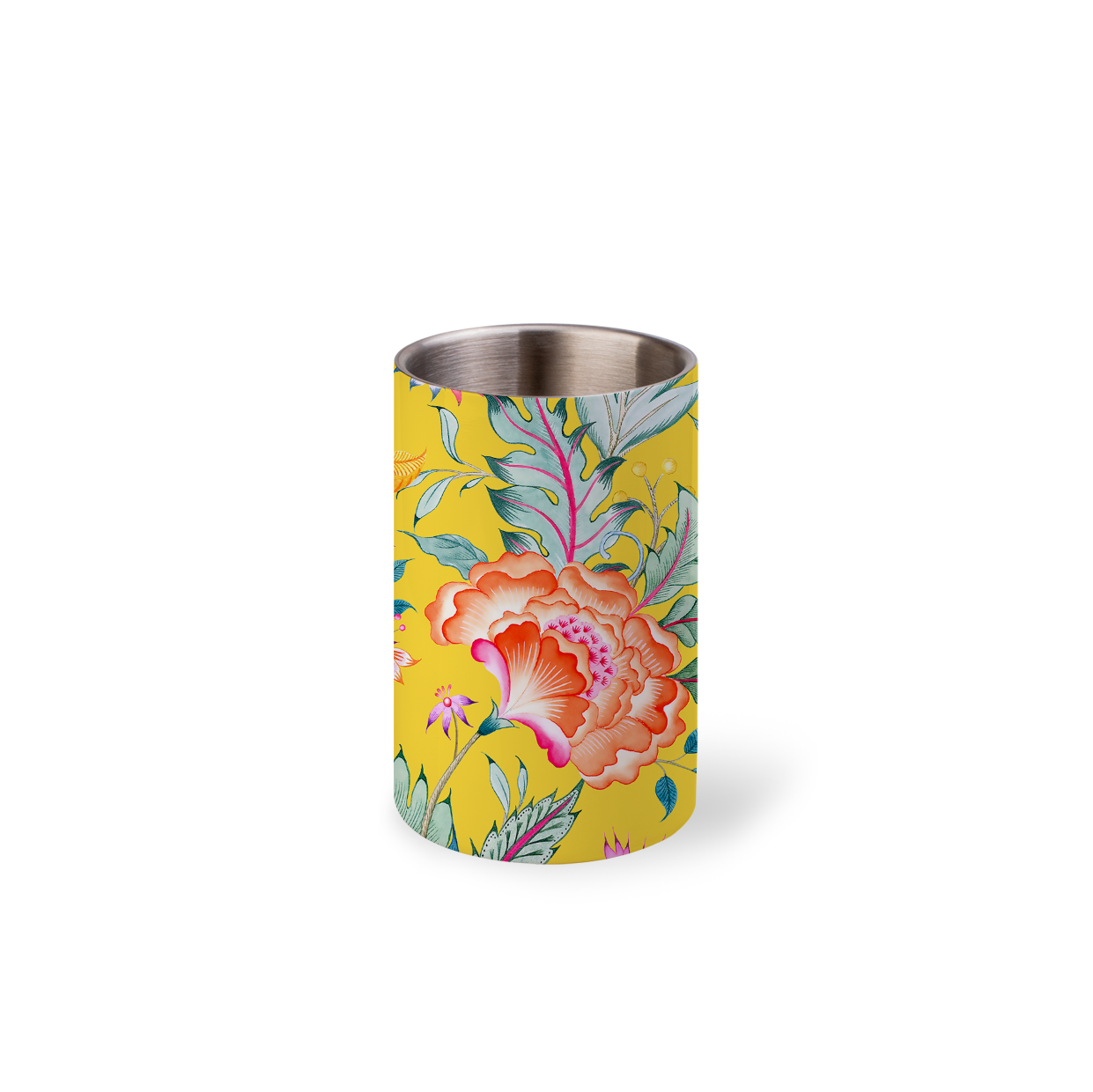 Vale Floral Yellow Wine Chiller Bucket