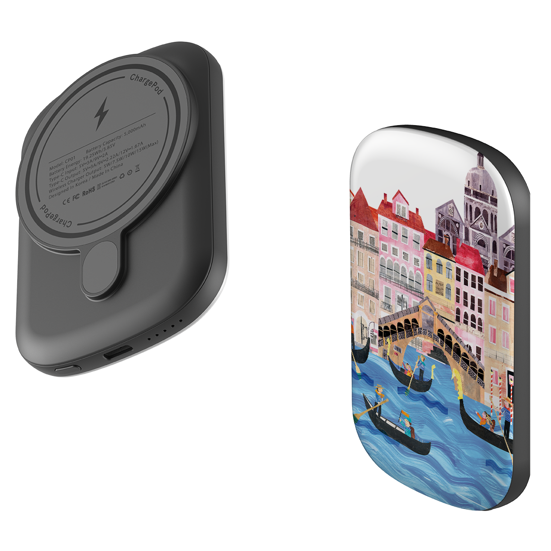 MagSafe Power Bank - Venice By Tracey English