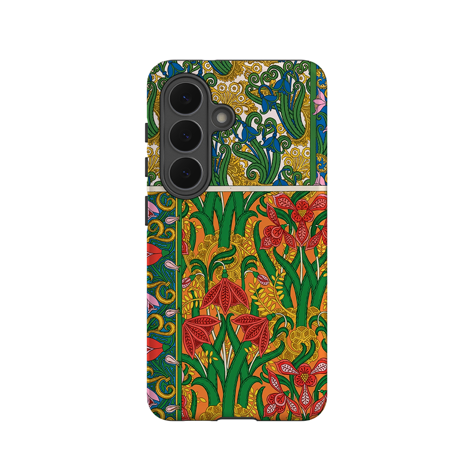 Samsung Tough Case - Vintage Art Nouveau Lily