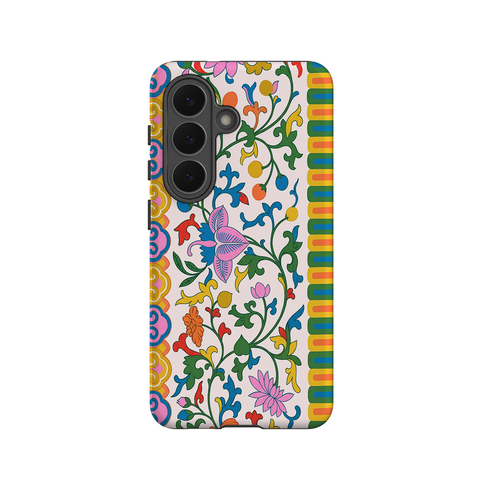 Samsung Tough Case - Vintage Asian Silk Tapestry