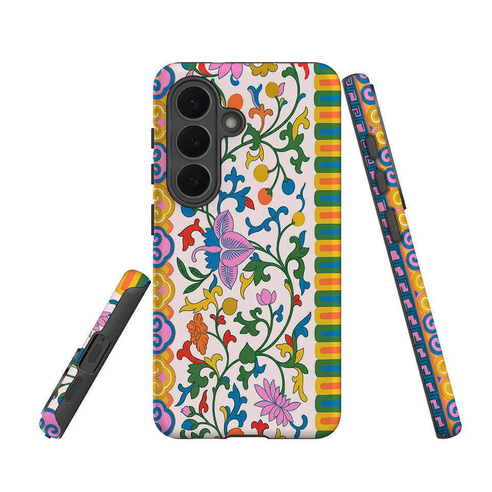 Samsung Tough Case - Vintage Asian Silk Tapestry