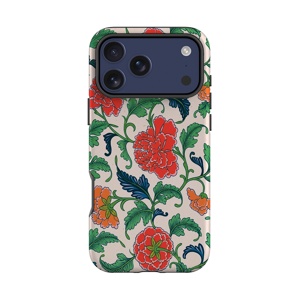 iPhone Tough Case - Vintage Peony Floral