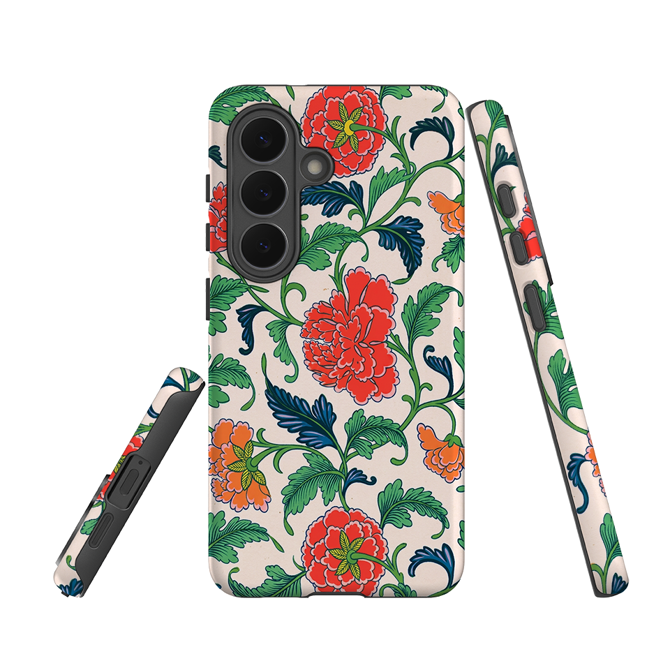 Samsung Tough Case - Vintage Peony Floral
