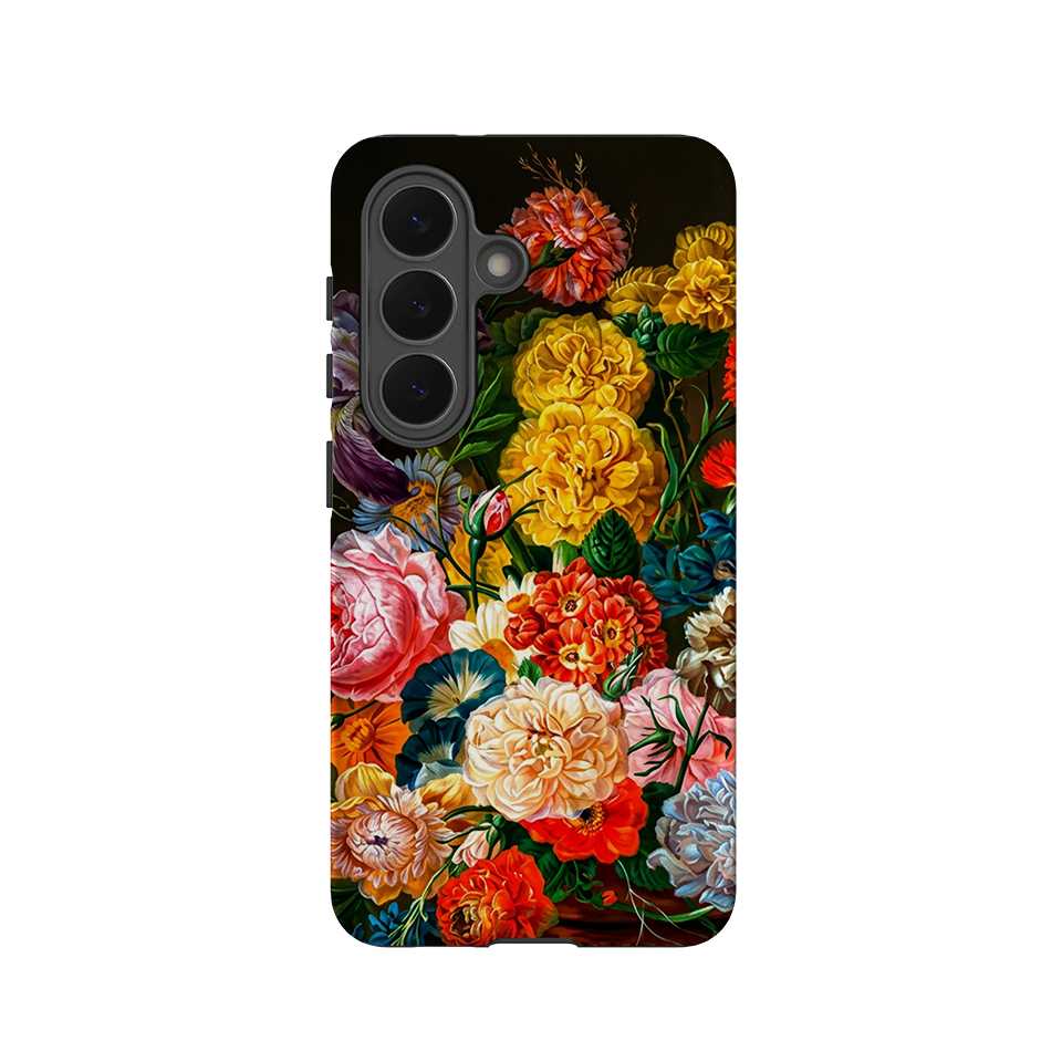 Samsung Tough Case - Vintage Peony & Iris