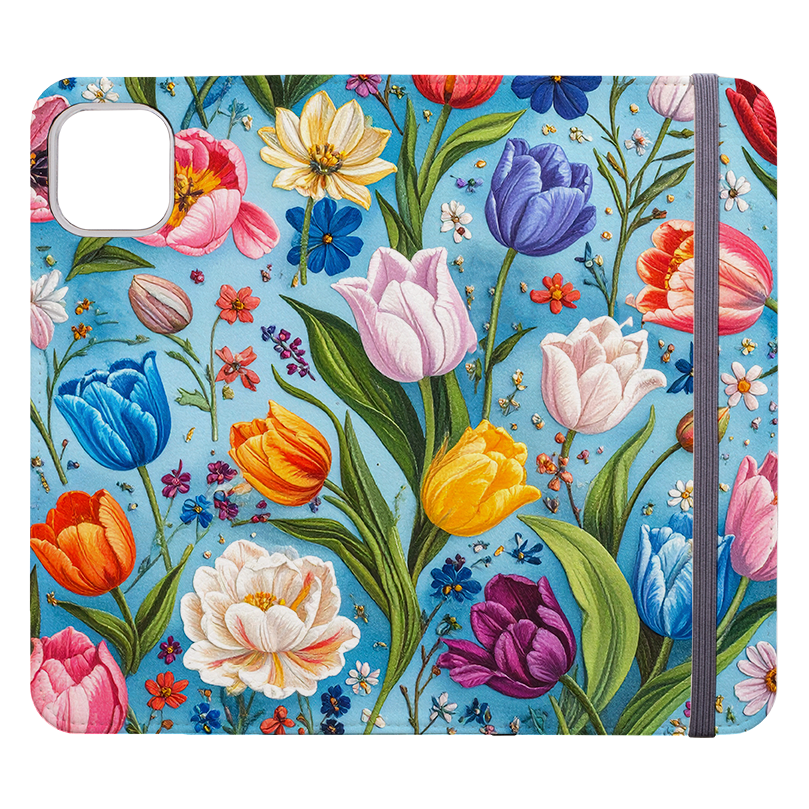 Vintage Summer Floral Wallet Case