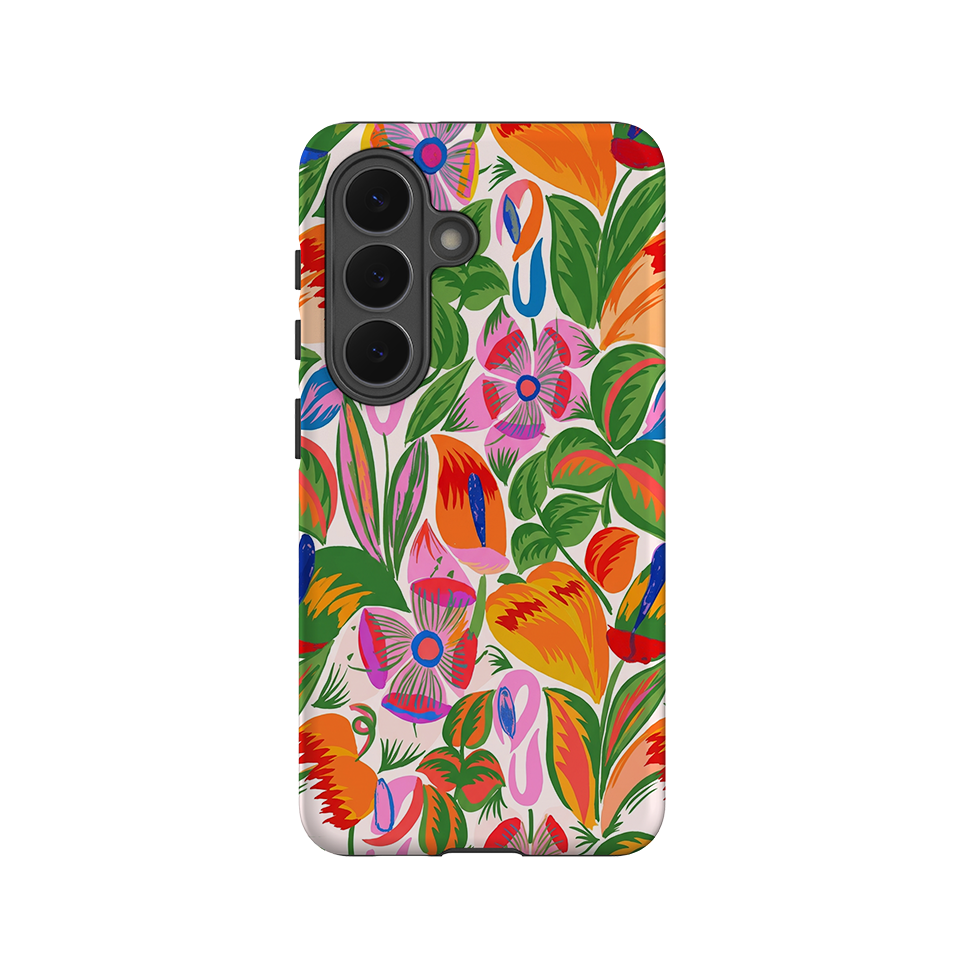 Samsung Tough Case - Vintage Tropical Floral