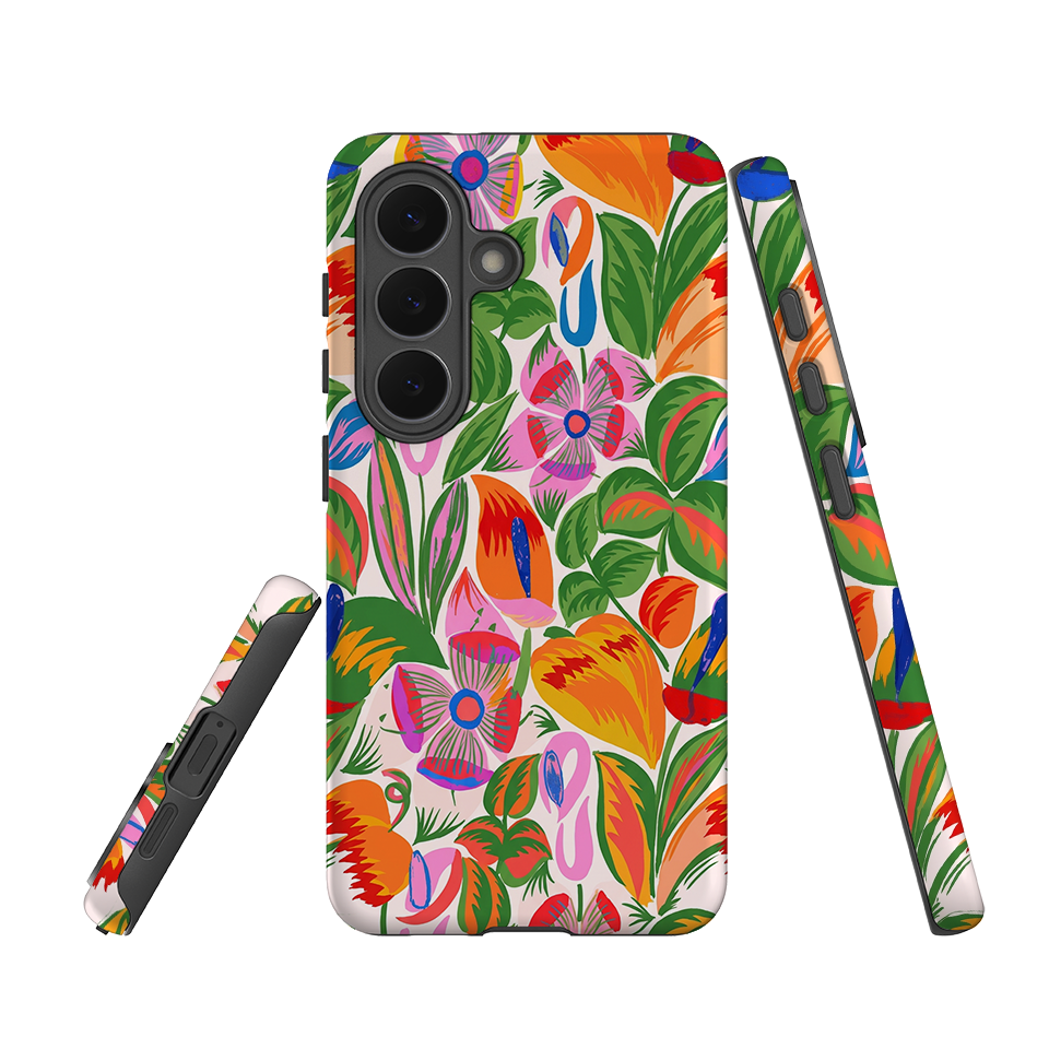 Samsung Tough Case - Vintage Tropical Floral