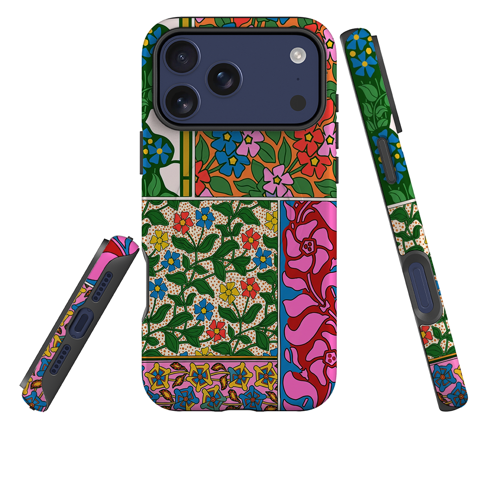 iPhone MagSafe Tough Case - Vintage Wildflowers