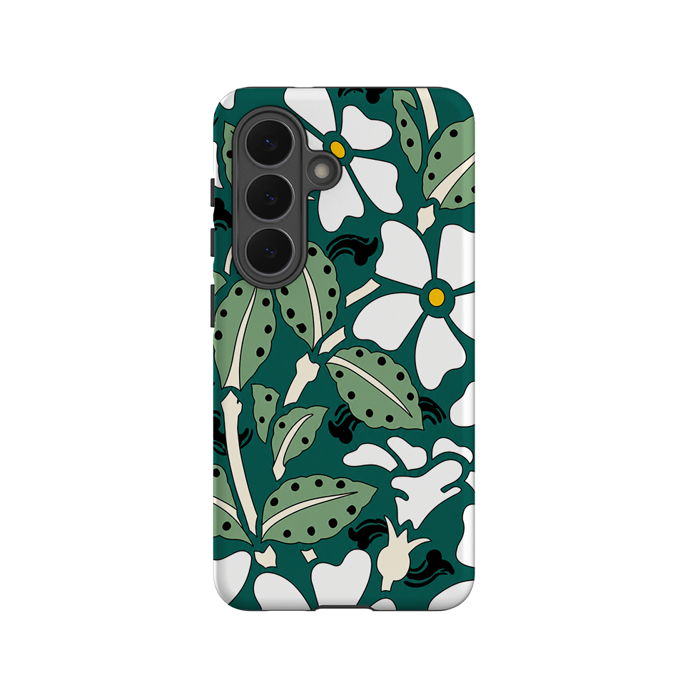 Samsung Tough Case - Vintage Woodblock Print