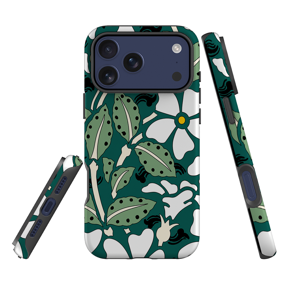 iPhone Tough Case - Vintage Woodblock Print