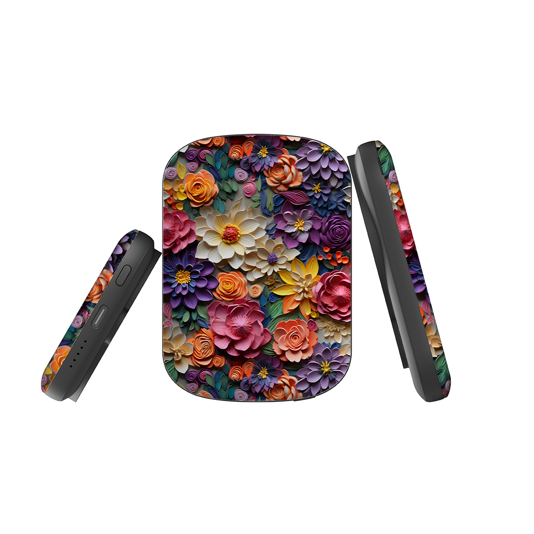 MagSafe Power Bank - Violet Floral