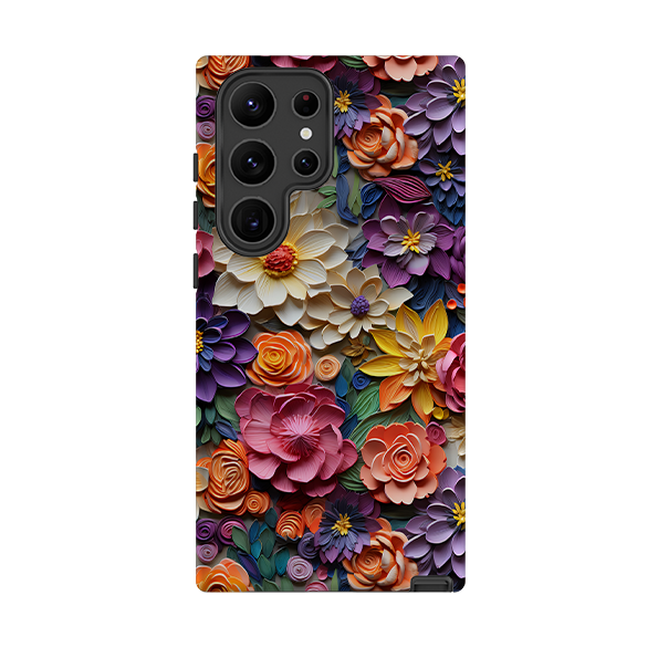 Samsung Tough Case - Violet Floral
