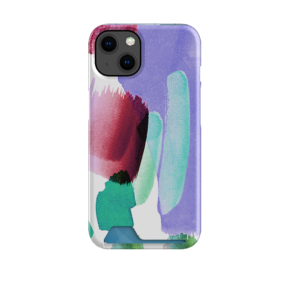 Watercolour Amethyst By Kitty Joseph Case and Card