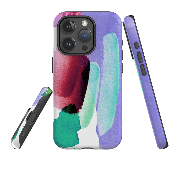 iPhone Tough Case - Watercolour Amethyst By Kitty Joseph