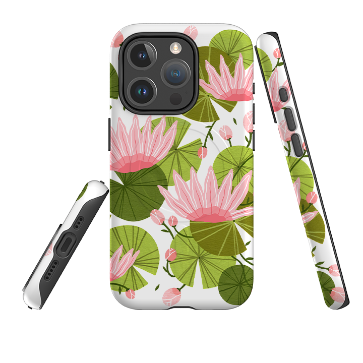 iPhone MagSafe Tough Case -  Waterlily By Madalina Andronic