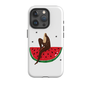 iPhone Tough Case - Watermelon Girl By Madalina Andronic