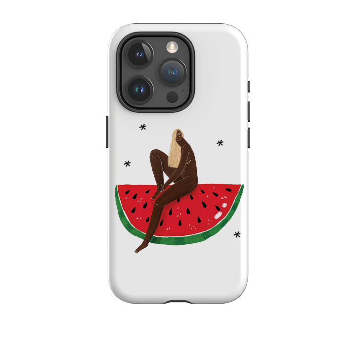 iPhone Tough Case - Watermelon Girl By Madalina Andronic