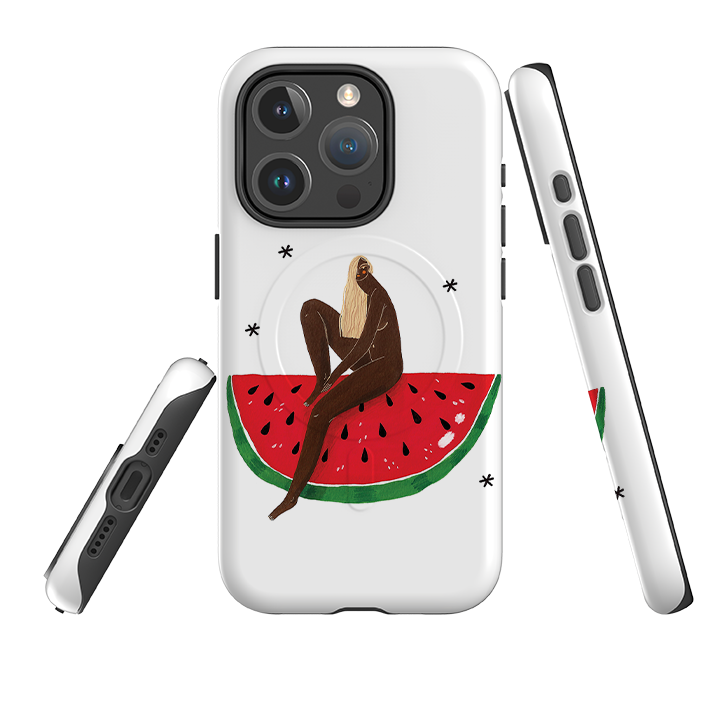 iPhone MagSafe Tough Case -  Watermelon Girl By Madalina Andronic