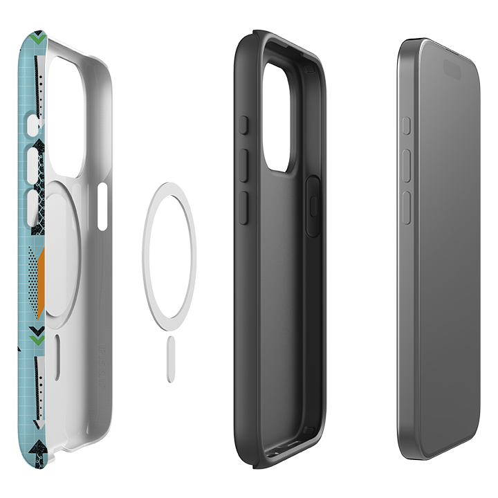 iPhone MagSafe Tough Case -  Which Way By Ali Brookes
