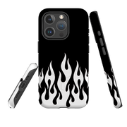 iPhone MagSafe Tough Case -  White Flames