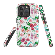 iPhone MagSafe Tough Case -  White Floral By Caroline Bonne Muller