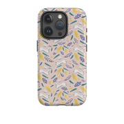 iPhone Tough Case - White Hare Pattern By Catherine Rowe