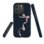 iPhone MagSafe Tough Case -  Wiggly Ribbons Blue Star