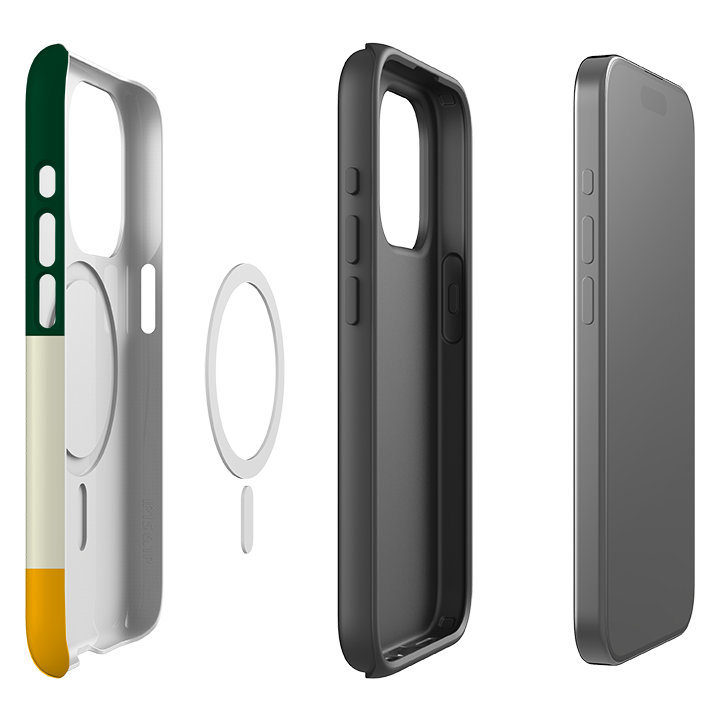 iPhone MagSafe Tough Case -  Wiggly Ribbons Chroma I