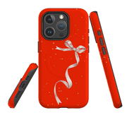 iPhone MagSafe Tough Case -  Wiggly Ribbons Red Star