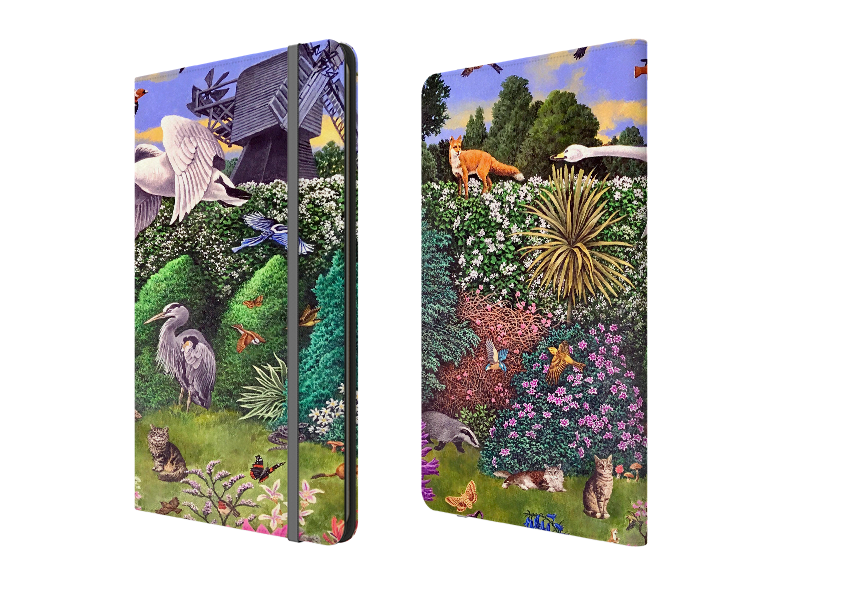 Wimbledon Garden By Philip Hood Folio Notebook