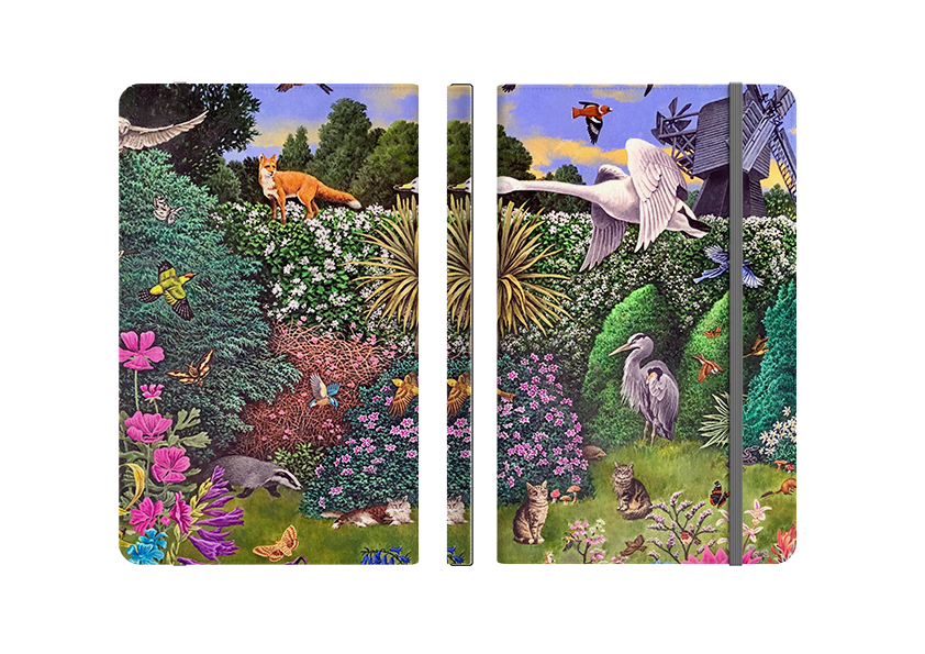 Wimbledon Garden By Philip Hood Folio Notebook