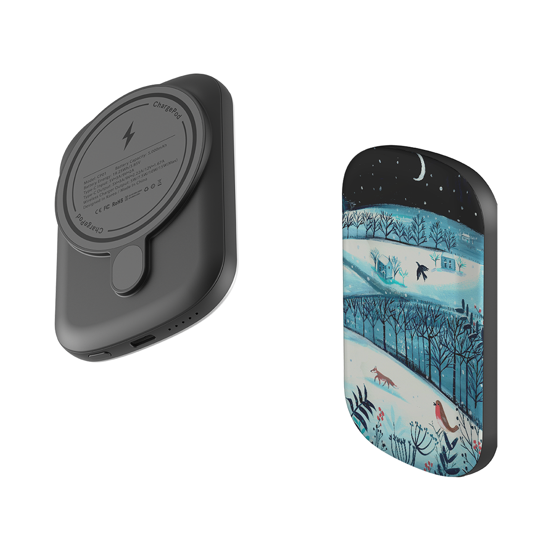 MagSafe Power Bank - Winterscape-1 By Mary Stubberfield