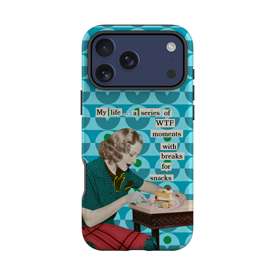 iPhone Tough Case - WTF By Clare Jordan