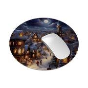 Waiting For Xmas Vegan Leather Mouse Mat