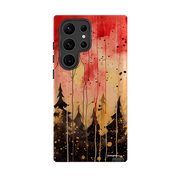 Samsung Tough Case - Watercolour Winter Forest